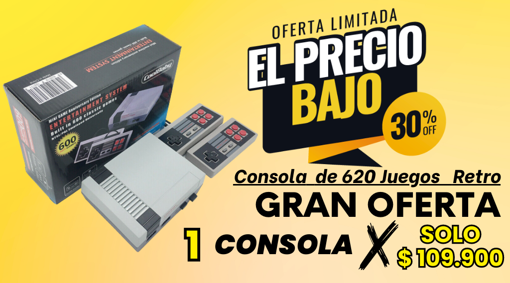 consola retro +600 juegos